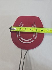 Chefstyle Red Wide Round Spatula Flexible Spatula For Pancakes
