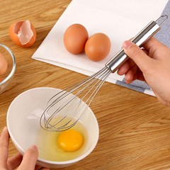 Set of 3 STAINLESS STEEL BALLOON WIRE WHISK SET WHIP MIX STIR BEAT 8/10/12 inch
