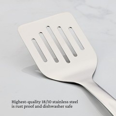 Provisions Chef’s Tools, Slotted Spatula/Turner, (13-Inch), Artisan-Polished …