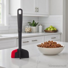 Silicone Meat Masher and Chopper, Black