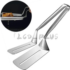 Stainless Steel Steak Clamp Food Bread Meat Clip Tongs BBQ Kitchen Cooking Tool