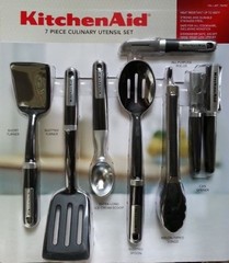 Kitchenaid Cook’s 7 Piece Culinary Utensil Set (Black)