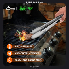 2 Pack Hotec 12 Inch Stainless Steel Locking Kitchen Tongs
