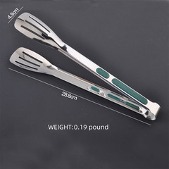 Stainless Steel Kitchen Tongs Food Serving Grill Multi Purpose Cooking Tongs US