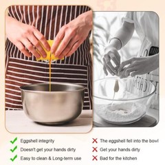 Egg Cracker Tool Egg Breaker Manual Shell Separator Kitchen Tools for Baking