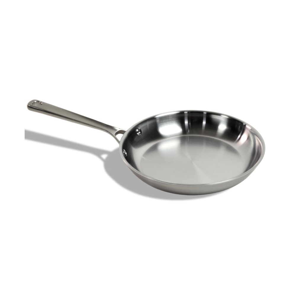 STRATA Carbon Steel Clad 10.5″ Frying Pan Skillet, 3-Ply Carbon Steel Cookwar…