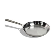 STRATA Carbon Steel Clad 10.5″ Frying Pan Skillet, 3-Ply Carbon Steel Cookwar…