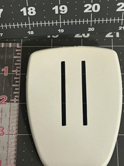 Vintage Tailor Made 2 Slot Spatula Turner Flipper Nylon Plastic White Taylor