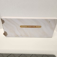 Stone Faucet Mat for Kitchen Sink Quick Dry Diatomite Sink Splash Guard 23.5 x 4