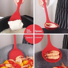 9pc Silicone Kitchen Utensil Set, Nonstick Safe, Heat Resistant, Dishwasher Safe