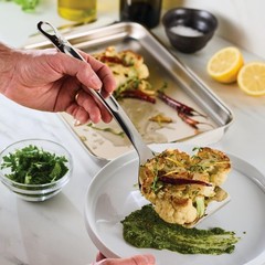 Provisions Chef’s Tools, Slotted Spatula/Turner, (13-Inch), Artisan-Polished …