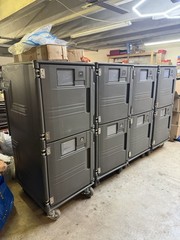 Cambro PCUHC615 Pro Cart Ultra™ 110V Tall, Hot Top/Cold Bottom LOT OF 4 TESTED