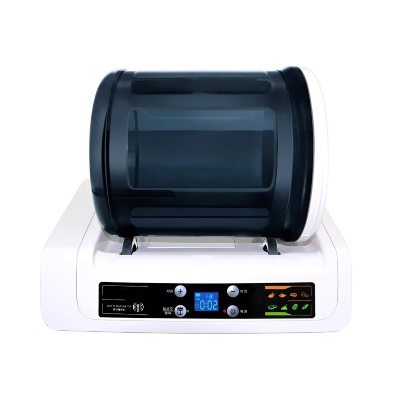 Desktop Vacuum Brining Machine Tumbler Meat Briner Compact Unit 220V