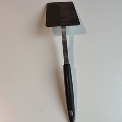 Vintage Blue Cornflower Spatula Stainless Steel Plastic Handle Made in USA 1950s