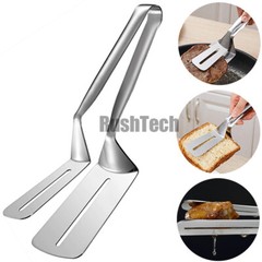 Steak Clamp Stainless Steel Food Clip Tongs Bread Meat Kitchen Cooking Tool US