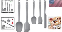 Complete Set of 5 BPA-Free Silicone Spatulas – Dishwasher Safe & Functional