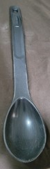 Vintage Rubbermaid Black Serving Basting Solid Spoon Nylon Plastic 1973 USA