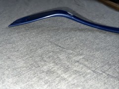 Vintage Melamine Ware Blue Kitchen Utensil Fork Serving China 809 Rare 4 Prong