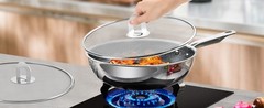 2-Pack Splatter Screens for Frying Pan – Stainless Steel Grease Splatter Guard