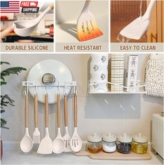 Kitchen Cooking Utensils Set, 33 Pcs Non-Stick Silicone Cooking Kitchen Utensils