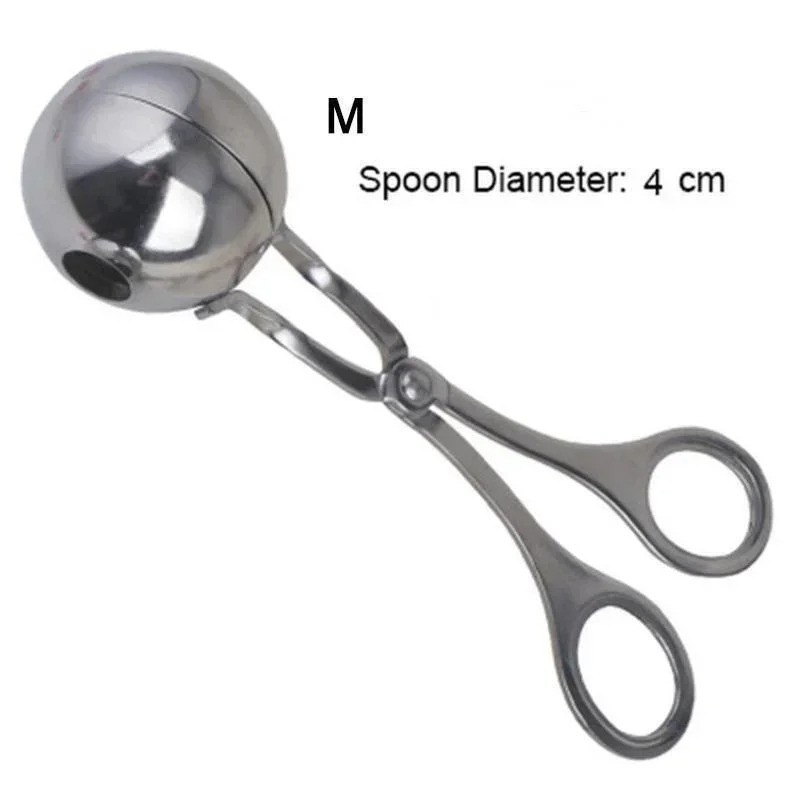 Meat Ball Maker Tool Stainless Steel Clip Round Rice Ball Shaper Spoon