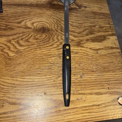 Unbranded 13″ Stainless Spoon with Black Composite Made in USA