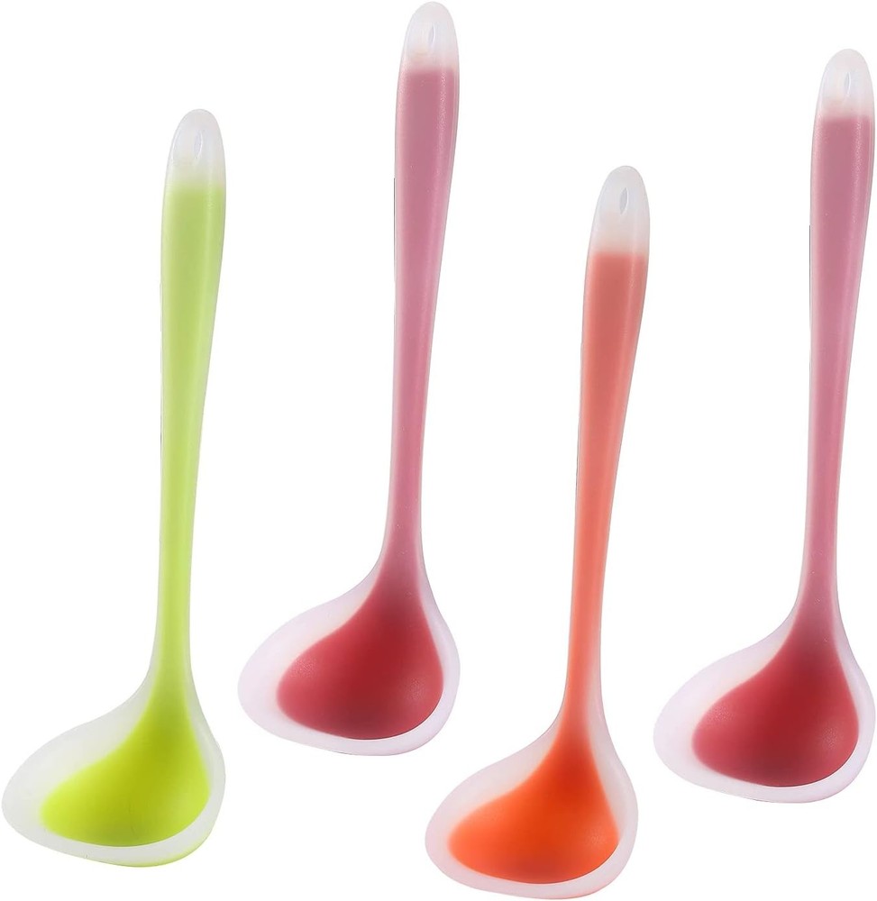 Silicone Small Silicone Ladles, Mini Gravy Ladles, Heat-resistant Sauce ladles