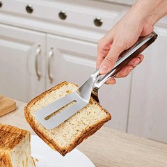 Stainless Steel Steak Clamp Food Bread Meat Clip Tongs BBQ Kitchen Cooking Tool