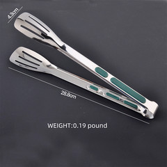 3x Stainless Steel Kitchen Tongs Food Serving Grill Multi Purpose Cooking Tongs