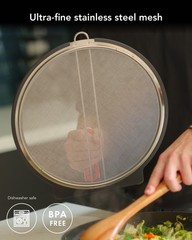 AirHood Self-Standing Splatter Screen – Heavy-Duty Stainless Steel Grease Guard