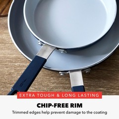 GreenPan x Bobby Flay 13 Piece Nonstick 13 Cookware Set, Navy Blue