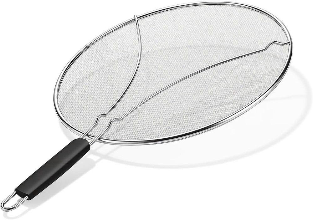 Splatter Screen for Frying Pan 13 Inch – Stainless Steel Grease Splatter Guard –