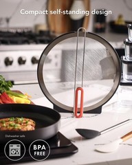 AirHood Self-Standing Splatter Screen – Heavy-Duty Stainless Steel Grease Guard