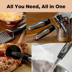 25-Piece Stainless Steel Kitchen Utensil Set | Non-Stick Cooking Tools | Dishwas