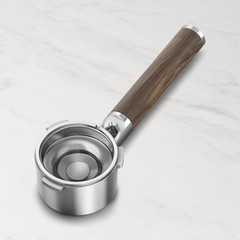 Kitchenaid Walnut Espresso Tools 3 Piece Coffee Hopper Bottomless Portafilter