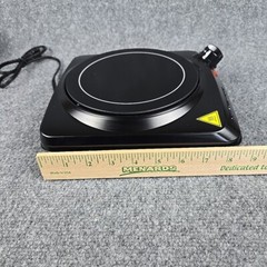 OVENTE Electric Countertop Infrared Burner 7″ Ceramic Glass BGI101B – Works
