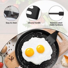 2 Pack Silicone Small Spatula for Non Stick Cookware Kitchen Cooking Baking USA