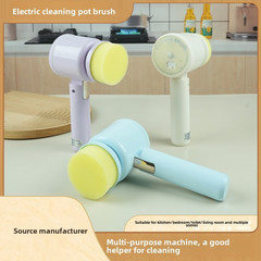 Electric Cleaning Brush Multifunctional Handheld Power Scrubber Kitchen Bathroom