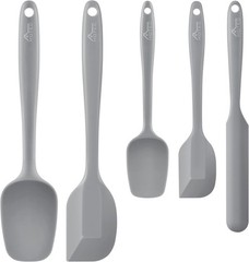 Complete Set of 5 BPA-Free Silicone Spatulas – Dishwasher Safe & Functional