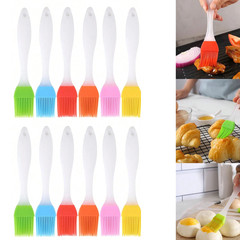 10Pc Silicone Basting Pastry Brush Set Perfect BBQ Baking Oil Brush Kitchen Tool