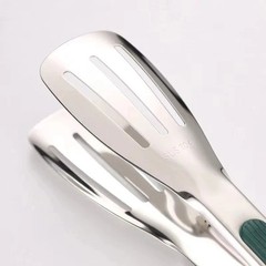 Stainless Steel Steak Clamp Food Bread Meat Clip Tongs BBQ Kitchen Cooking Tools