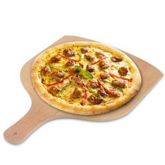 2 Pack Wooden Pizza Peel, 12 inch Large Pizza Paddle Set for Oven, Stone, Pan…