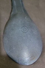 Vintage Rubbermaid Black Serving Basting Solid Spoon Nylon Plastic 1973 USA