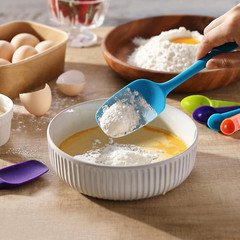 Silicone Spatula Set 5PCS Heat Resistant Baking Cooking Utensils Dishwasher Safe