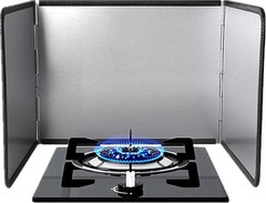3 Sided Splatter Guard,Foldable Stainless Steel Oil Splatter Screens for Fryi…
