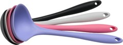 Premium Silicone Cooking Ladle, 11.25 inch, Gray