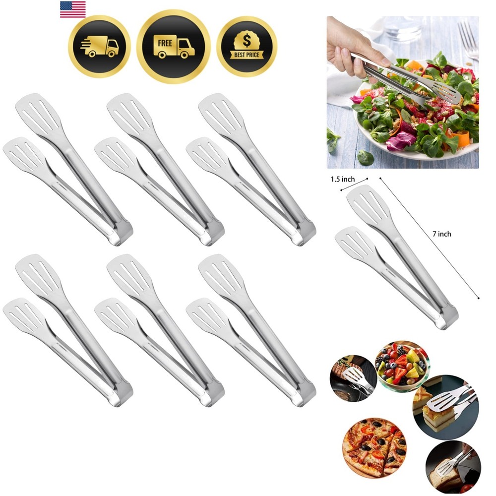 Serving Tong Kitchen Tongs,Buffet Tongs, Stainless Steel Food Tong Serving To…