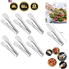 Serving Tong Kitchen Tongs,Buffet Tongs, Stainless Steel Food Tong Serving To…