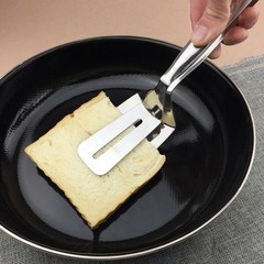 Tongs Steak Clamp Kitchen Stainless Steel Tool Food Clip Bread Meat BBQ Cooking