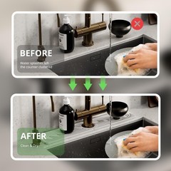 Quick Dry Sink Splash Guard – 15.8″ Quick Drying Diatomite Earth Faucet Mat